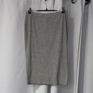 H&M Heather Gray Pencil‎ Skirt